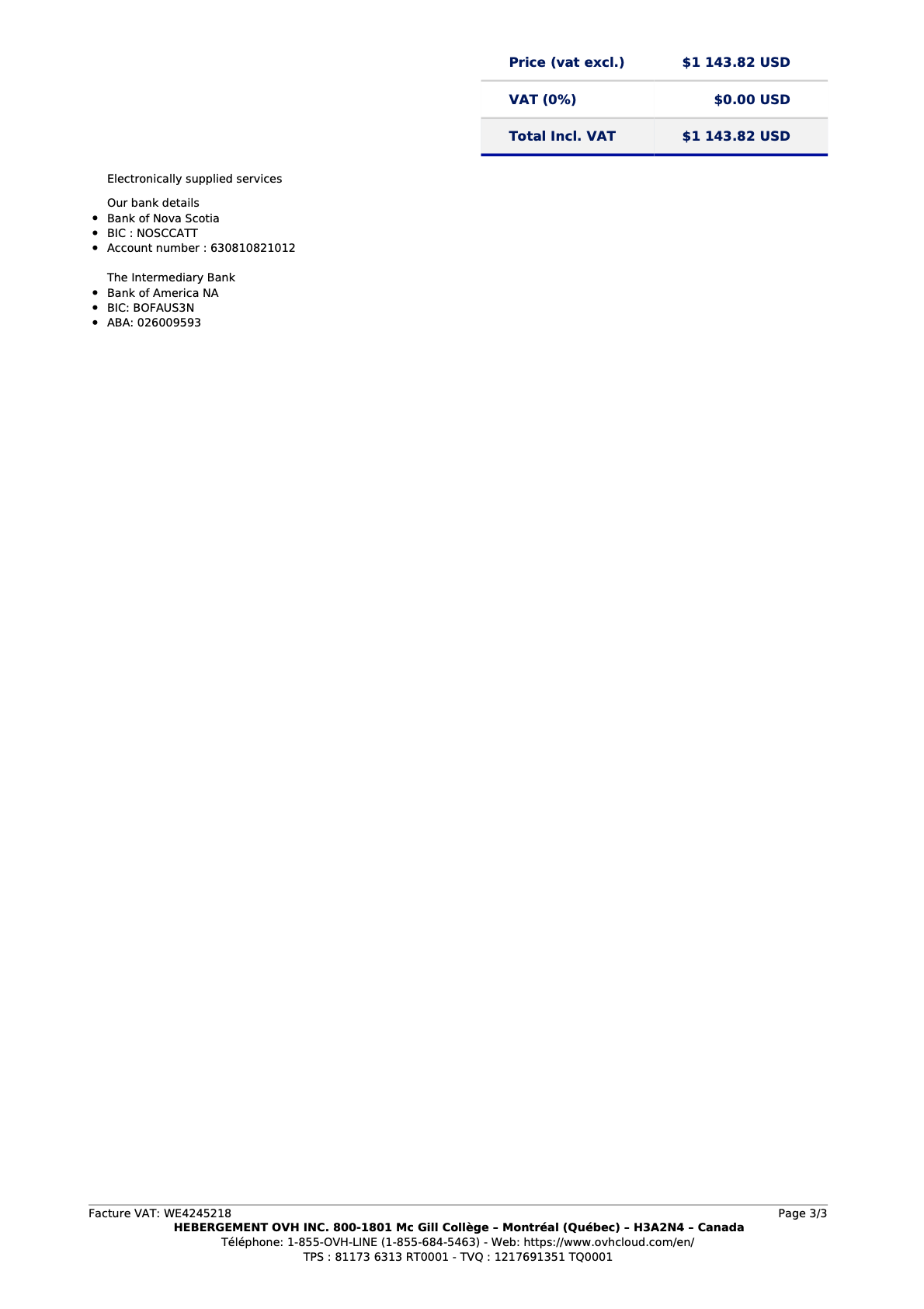 Invoice WE4245218 page 3